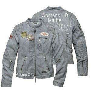 Woman's Harley Davidson leather jacket
